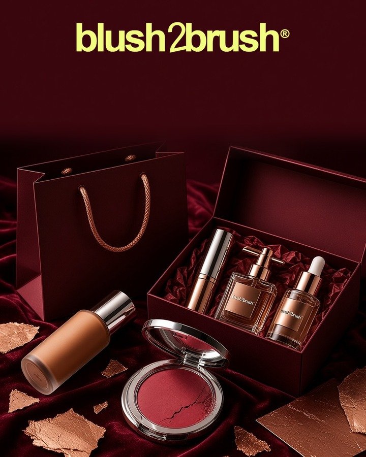 Blush2Brush makeup, perfume and skincare gift set