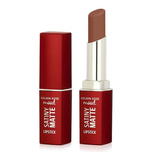 GOLDEN ROSE Lipstick Mood Satiny Matte 01 Bare Nude – Lipstick in Egypt