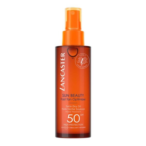 Lancaster Sun Beauty Fast Tan Optimizer Satin Dry Oil SPF50 – authentic in Egypt