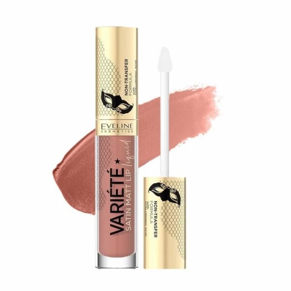 EVELINE Lip Liqud Variete Satin Matt 01 Caramel Cake – Lipstick in Egypt