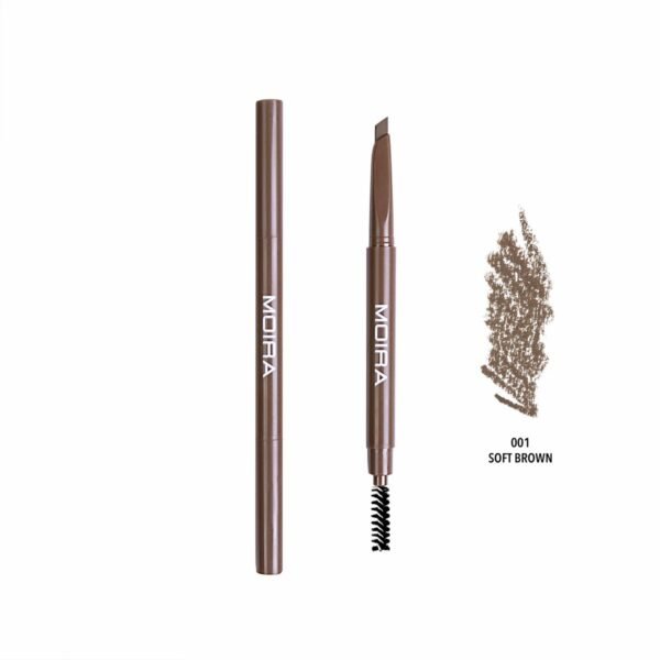 MOIRA Eyebrow Dual Pencil (001, Soft Brown) – Brows in Egypt