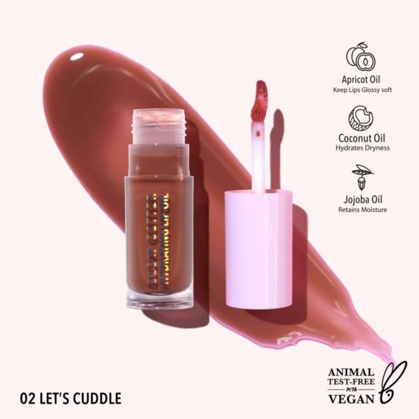 MOIRA Lip Oil Glow Getter Hydrating (002, Let's Cuddle) – Lipstick in Egypt