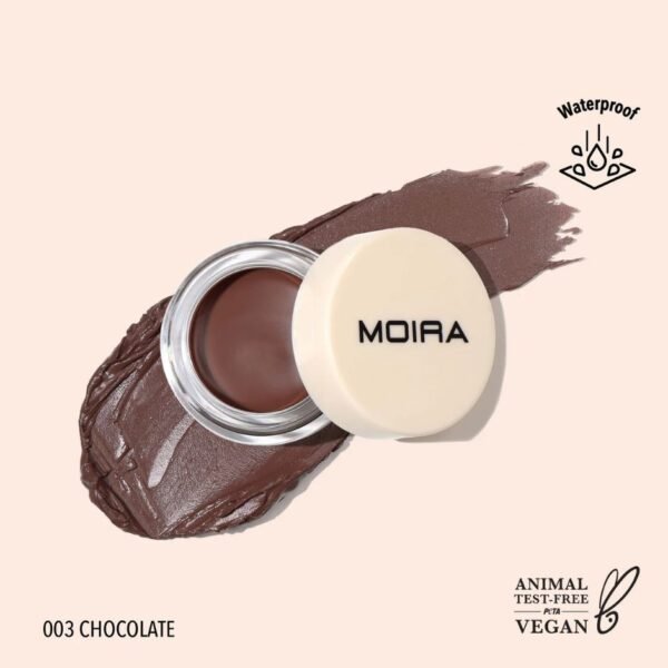MOIRA Eyebrow Pomade Define & Sculpt Waterproof 003 Chocolate – Brows in Egypt