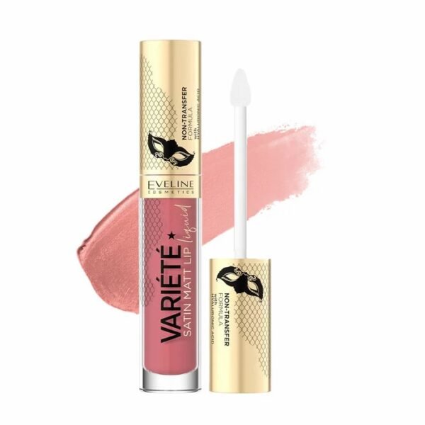 EVELINE Lip Liqud Variete Satin Matt 05 peach Mousse – Lipstick in Egypt