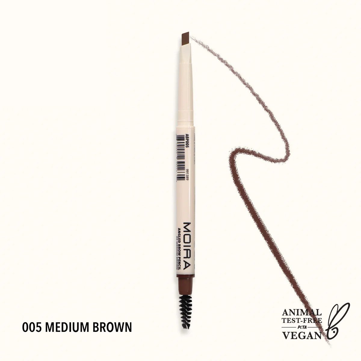 Eyebrow Angled Pencil 005 Medium Brown MOIRA Eyebrow Angled Pencil 005 Medium Brown – Brows in Egypt