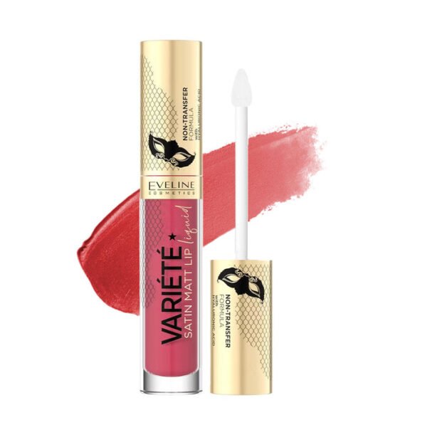 EVELINE Lip Liqud Variete Satin Matt 06 Strawberry Cocktail – Lipstick in Egypt