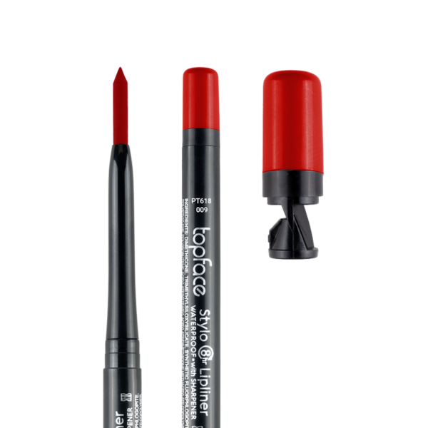 TOPFACE Lip Liner Stylo Waterproof With Sharpener PT618.009 – Lipstick in Egypt