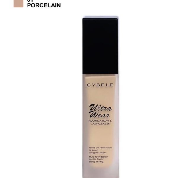 CYBELE Foundation & Concealer Ultra Wear 01 Porcelain – Foundation in Egypt