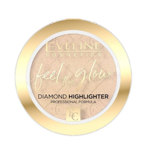 EVELINE Highliter Feel The Glow Diamond - 01 Sparkle – Highlighter & Contour in Egypt