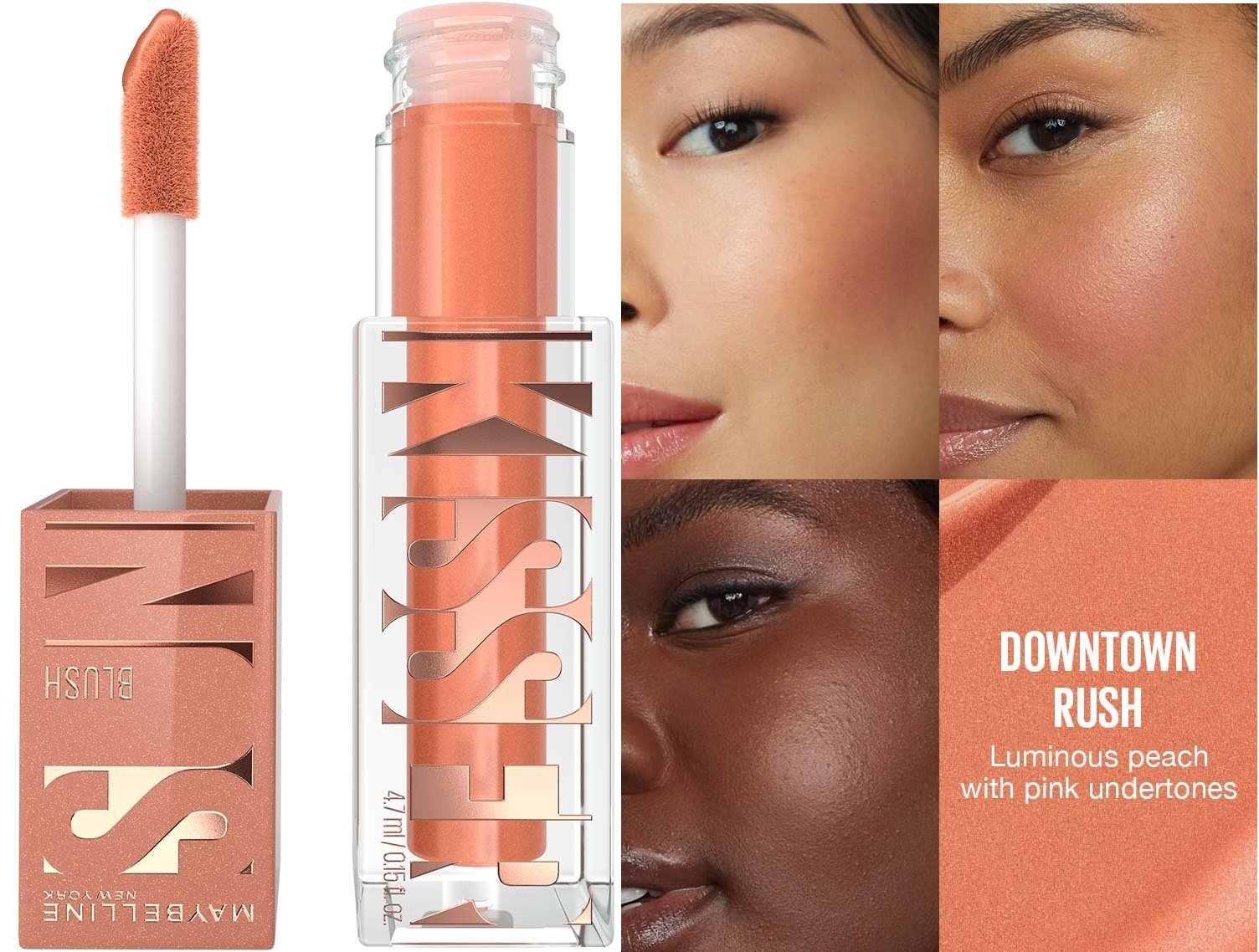 Blush & Bronzer Liquid Sunkisser 01 Downtown Rush MAYBELLINE Blush & Bronzer Liquid Sunkisser 01 Downtown Rush – Blusher in Egypt