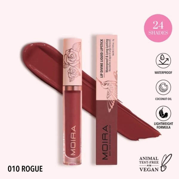 MOIRA Lip Divine Liquid Lipstick (010, Rogue) – Lipstick in Egypt