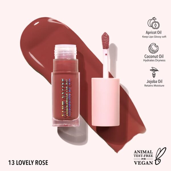 MOIRA Lip Oil Glow Getter Hydrating (013, Lovely Rose) – Lipstick in Egypt