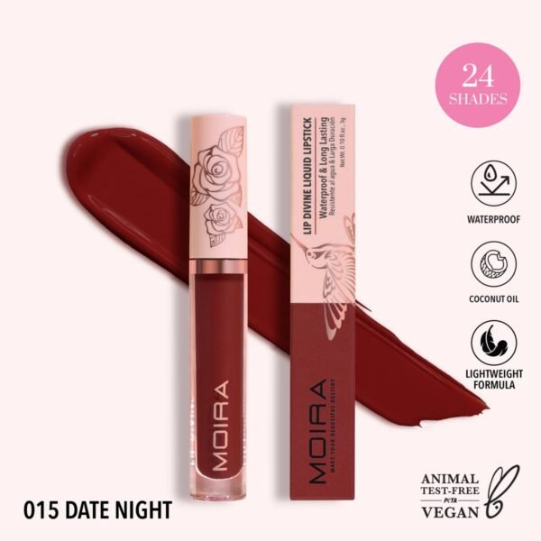 MOIRA Lip Divine Liquid Lipstick (015, Date Night) – Lipstick in Egypt