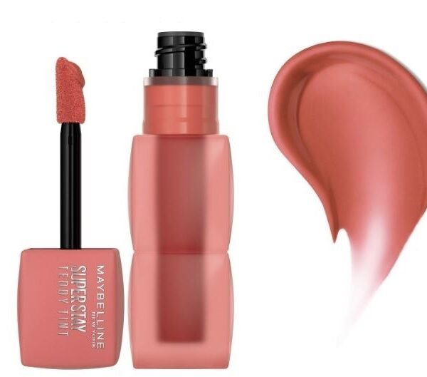 MAYBELLINE Lipstick Matte Velvet Super Stay Teddy Tint 015 Skinny Dip – Lipstick in Egypt