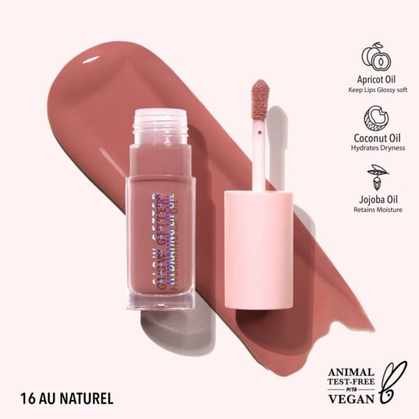 MOIRA Lip Oil Glow Getter Hydrating (016, Au Naturel) – Lipstick in Egypt