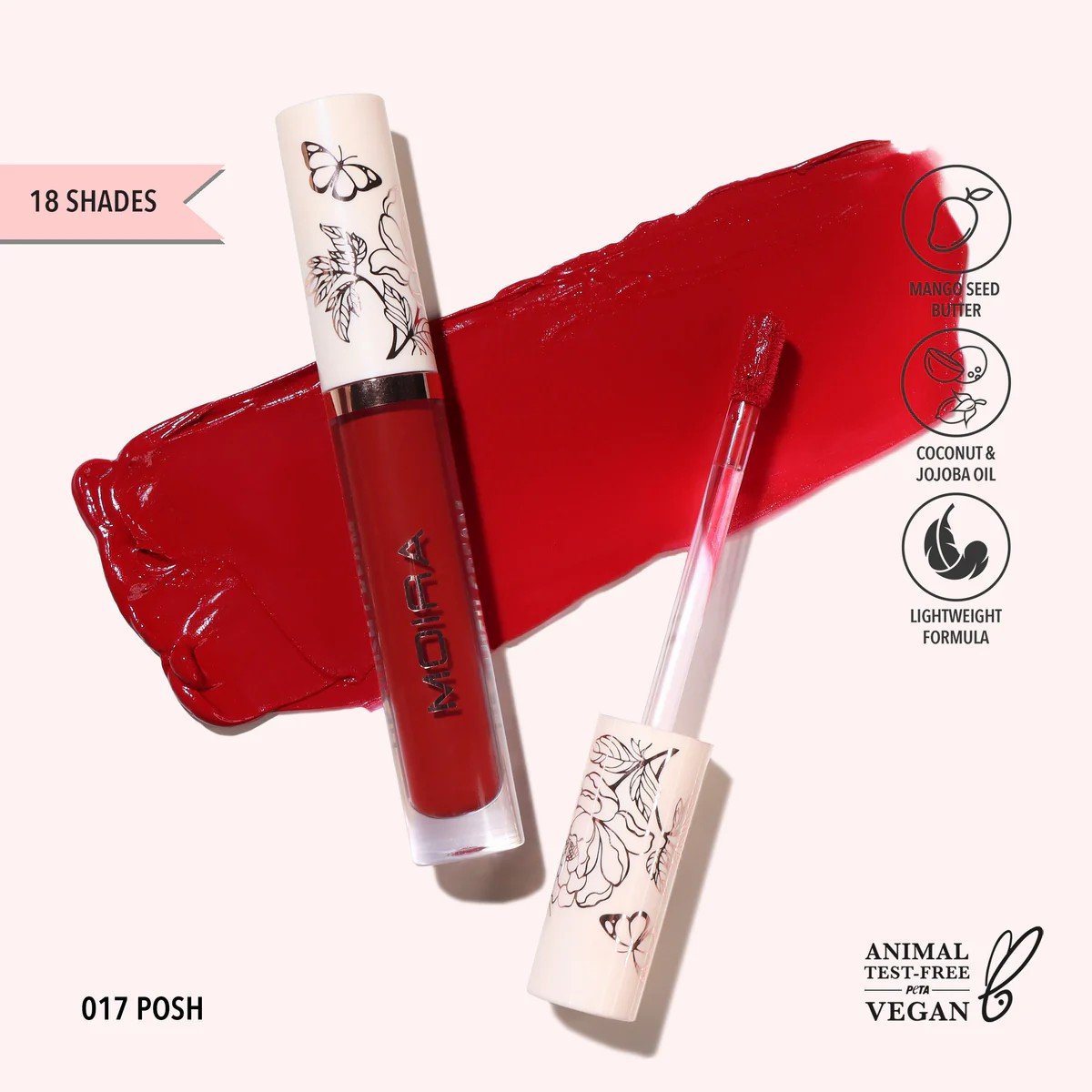 Lip Plush Cream (017, Posh) MOIRA Lip Plush Cream (017, Posh) – Lipstick in Egypt