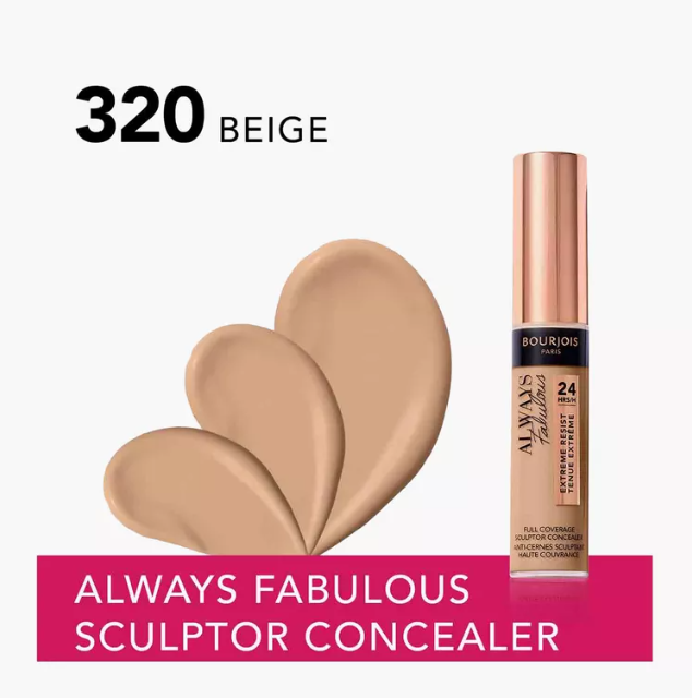 Concealer Always Fabulous 320 Beige BOURJOIS Concealer Always Fabulous 320 Beige – Concealer in Egypt
