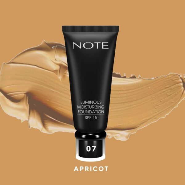 NOTE Foundation Luminous Moisturizing 07 Apricot – Foundation in Egypt