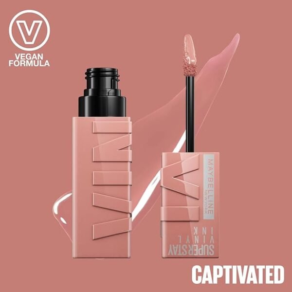 MAYBELLINE LIP Super Stay Vinyl Ink 095 Captivated – Lipstick in Egypt