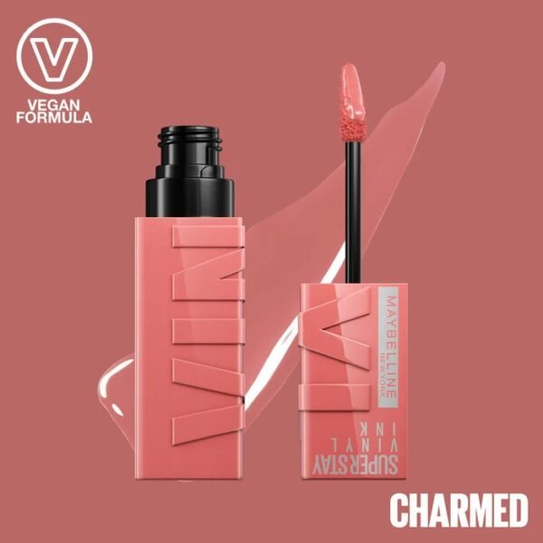 MAYBELLINE LIP Super Stay Vinyl Ink 100 Charmed – Lipstick in Egypt