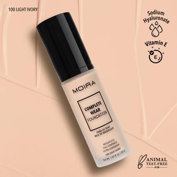 MOIRA Foundation Complete Wear (100, Light Ivory) – Foundation in Egypt