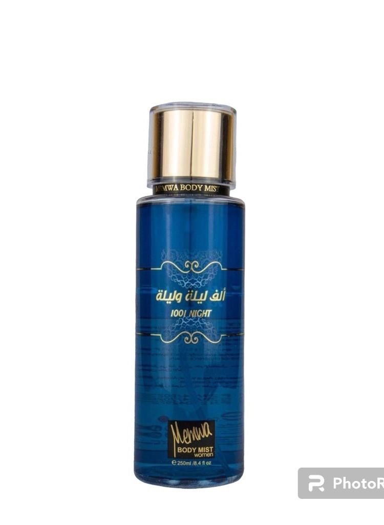 1001 Night Body Mist 250ml MEMWA BODY MIST 1001 Night Body Mist 250ml – Fragrance in Egypt