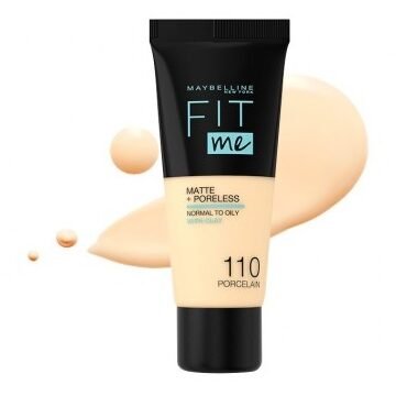 MAYBELLINE Foundation Fit Me Matte&Poreless 110 Porcelain – Foundation in Egypt