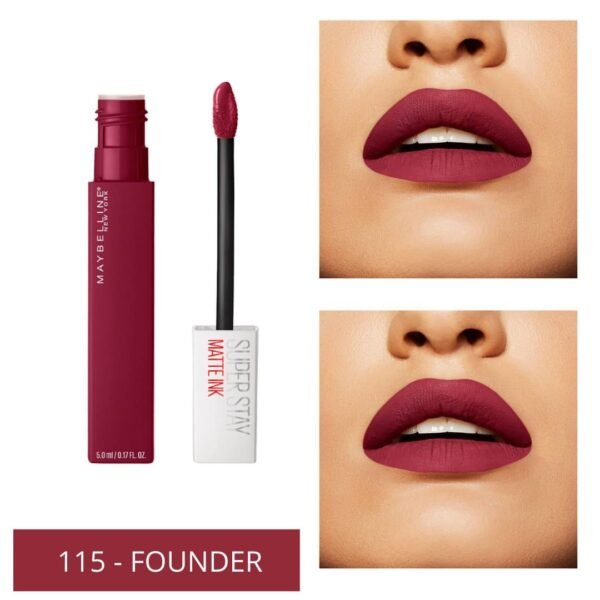 MAYBELLINE LIP Superstay Matte Ink 115 Founder – Lipstick in Egypt