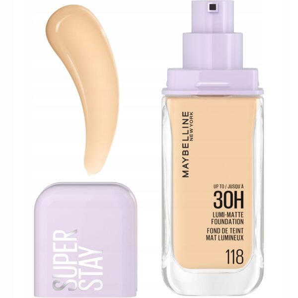 MAYBELLINE Foundation Super Stay Lumi-Matte 118 – Foundation in Egypt