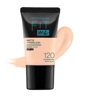 MAYBELLINE Foundation Fit Me Matte&Poreless 120 Class Ivory 18ml – Foundation in Egypt