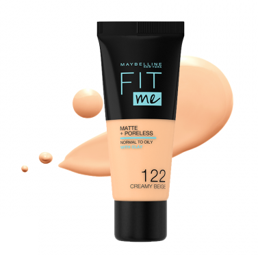 MAYBELLINE Foundation Fit Me Matte&Poreless 122 Creamy Beige – Foundation / Oily skin in Egypt
