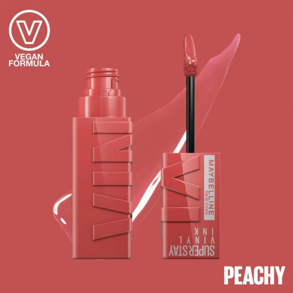 MAYBELLINE LIP Super Stay Vinyl Ink 015 Peachy – Lipstick in Egypt