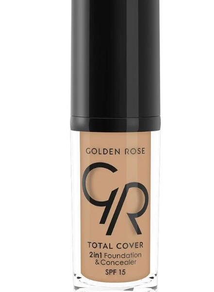 GOLDEN ROSE Foundation & Concealer Total Cover 2in1 - 18 Cappuccino – Foundation in Egypt