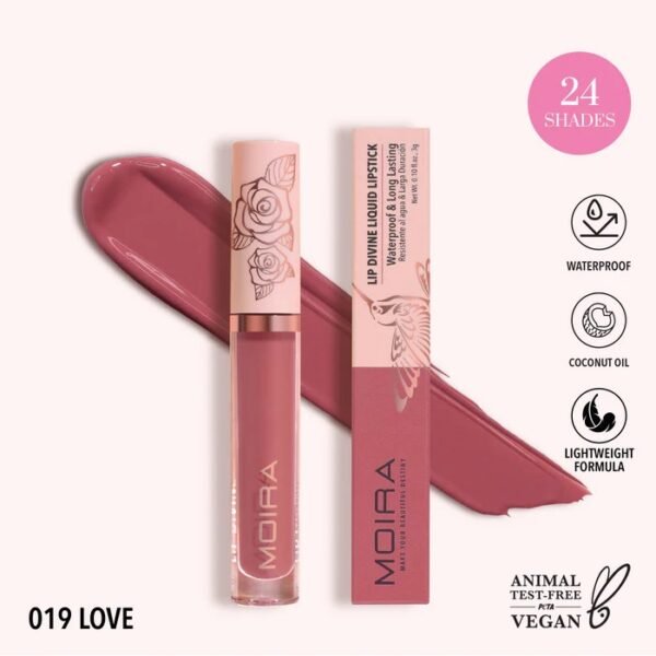 MOIRA Lip Divine Liquid Lipstick (019, Love) – Lipstick in Egypt