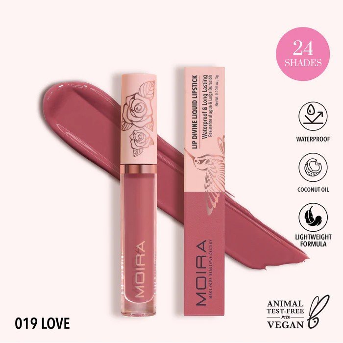 Lip Divine Liquid Lipstick (019, Love) MOIRA Lip Divine Liquid Lipstick (019, Love) – Lipstick in Egypt