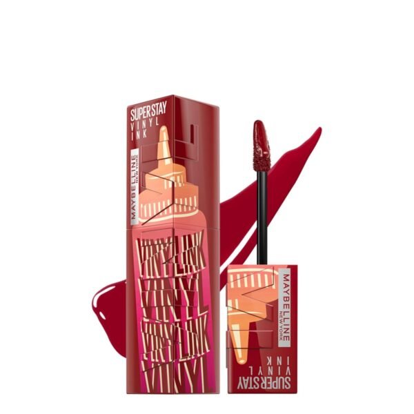 MAYBELLINE LIP Super Stay Vinyl Ink 195 Rebel – Lipstick in Egypt