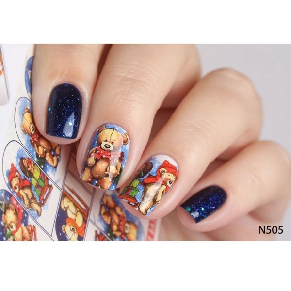 MAGENTA NAILS Nail Sticker N505 – Nails in Egypt