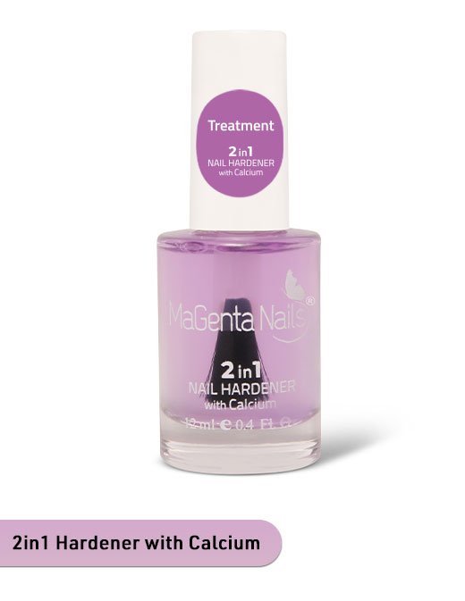 2in1 Hardener with Calcium MAGENTA NAILS 2in1 Hardener with Calcium – Nails in Egypt