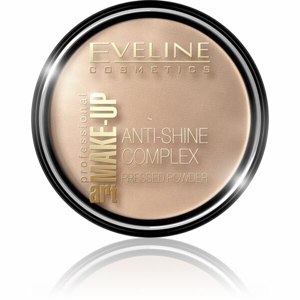 EVELINE Powder Pressed Anti-Shine Complex - 34 Medium Beige – Powder in Egypt