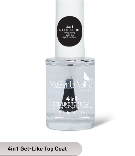 MAGENTA NAILS 4in1 Gel-Like Top Coat – Nails in Egypt