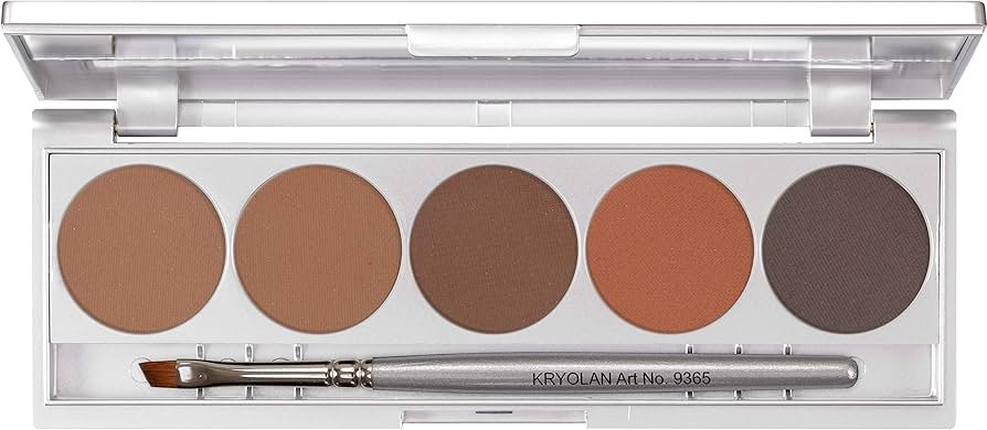 KRYOLAN Eyebrow Powder Palette 5 Colors – Brows in Egypt