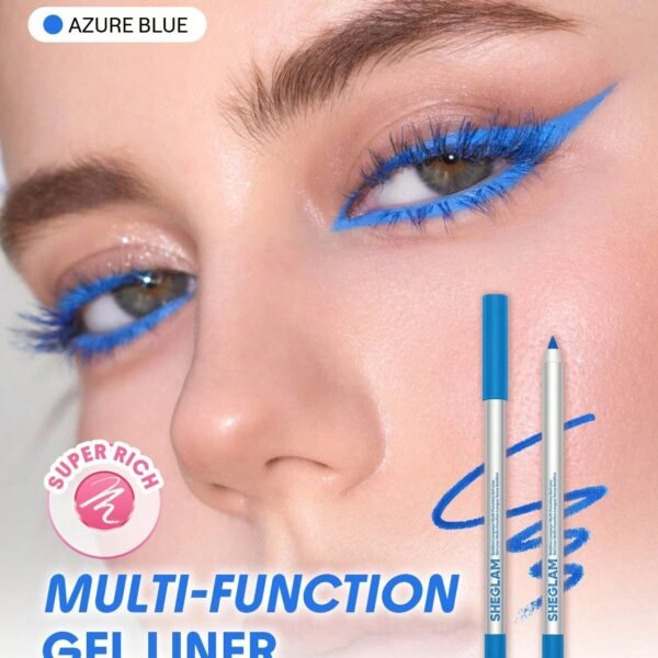 SHEGLAM Eyeliner Gel Boldline Longwear Multi Function - Azure Blue – Eyeliner & Kohl in Egypt