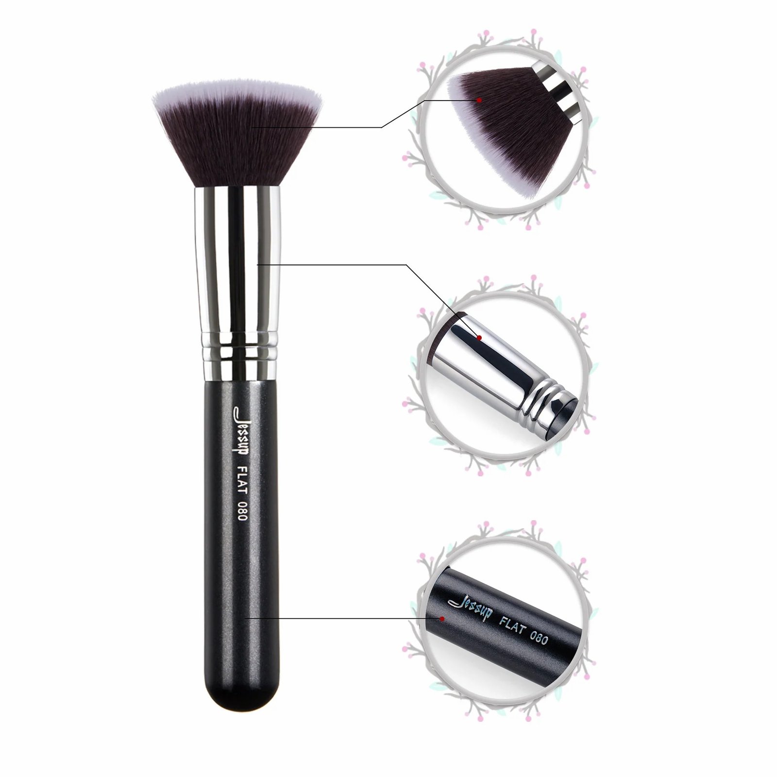 Single Brush B069 - 080 Flat brush JESSUP BRUSHES Single Brush B069 - 080 Flat brush – Tools & Brushes in Egypt
