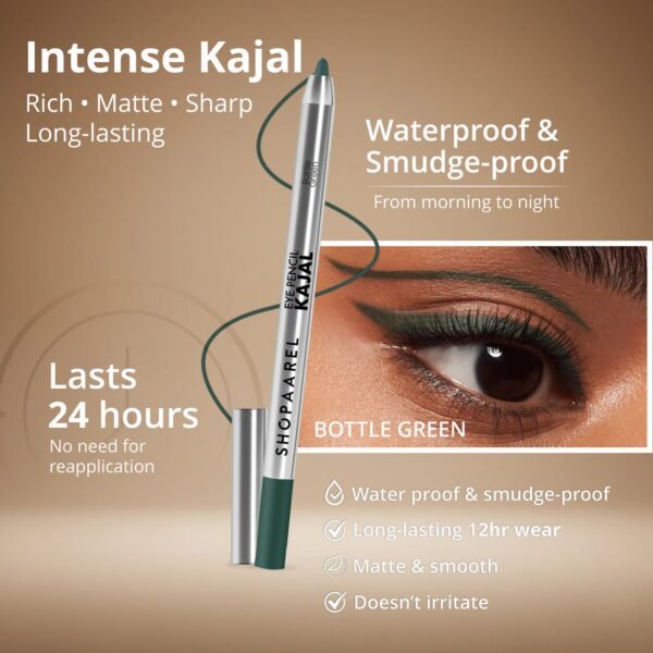 Eye Pencil Kajal Waterproof Bottel Green
