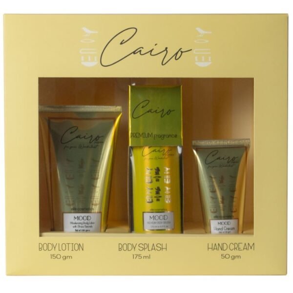 Cairo Set (Body Lotion 150 Gm Body Splash 175 Ml Hand Cream 50gm)