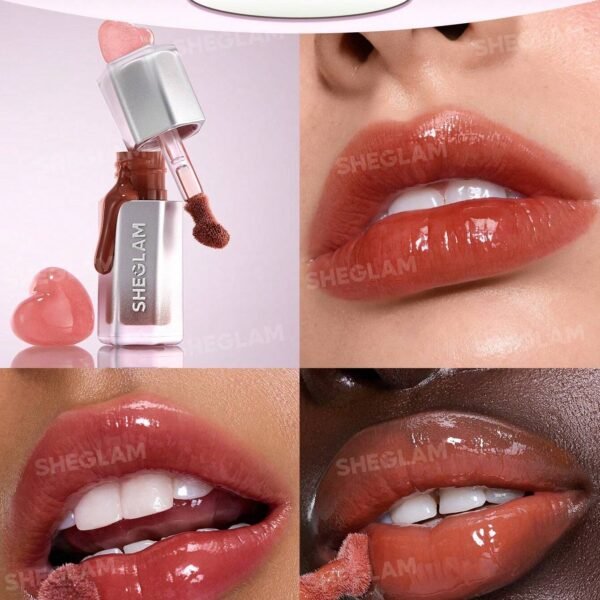 SHEGLAM Lipgloss Glass Lock Air Gloss - Caramel Wave – Lipstick in Egypt