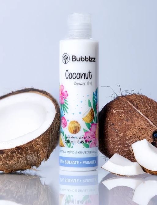 Coconut Shower Gel 250ml BUBBLZZ Coconut Shower Gel 250ml – Fragrance in Egypt