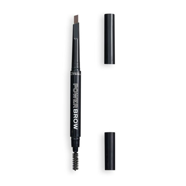REVOLUTION Eyebrow Pencil Duo Brow Definer Dark Brown – Brows in Egypt