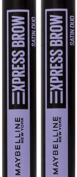 MAYBELLINE Eyebrow Express Satin Duo Dark Brown – Brows in Egypt