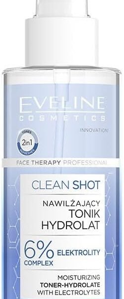 EVELINE Clean Shot 6% Electrolytes Moisturising Toner 150ML – Skin Care in Egypt